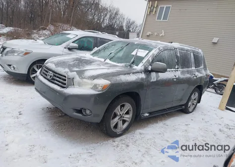 2008 Toyota Highlander Sport from USA, damaged, VIN JTEES43A082089723